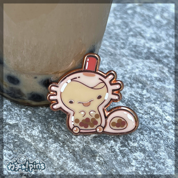 Boba Axolotl Pins