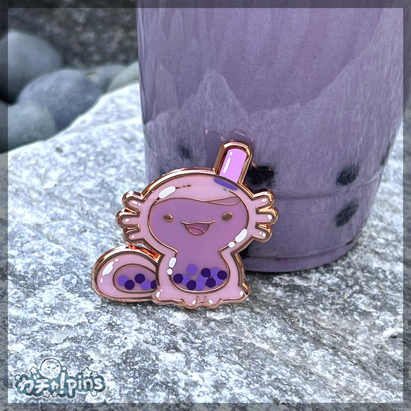 Boba Axolotl Pins