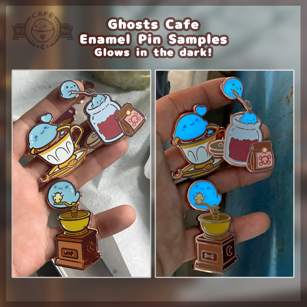 Café Ghost Pins