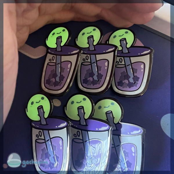 Starry Boba Pin