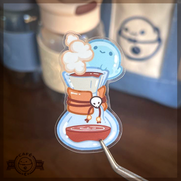 Café Ghost Stickers