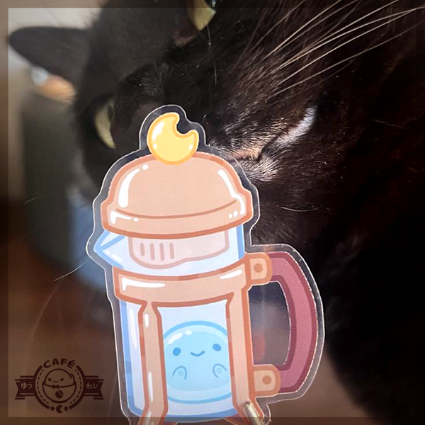 Café Ghost Stickers