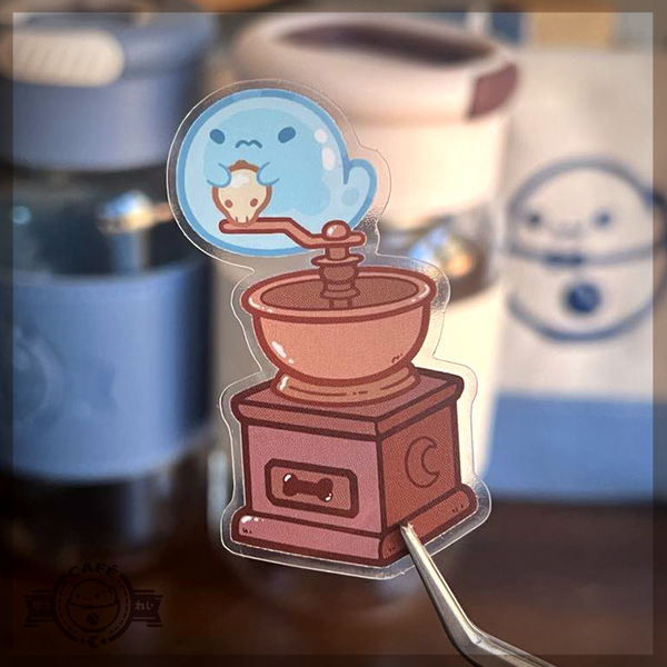 Café Ghost Stickers