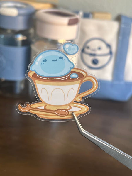 Café Ghost Stickers