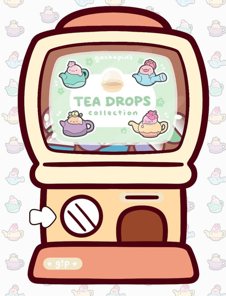 Mystery GACHA Pin - Tea Drops Collection