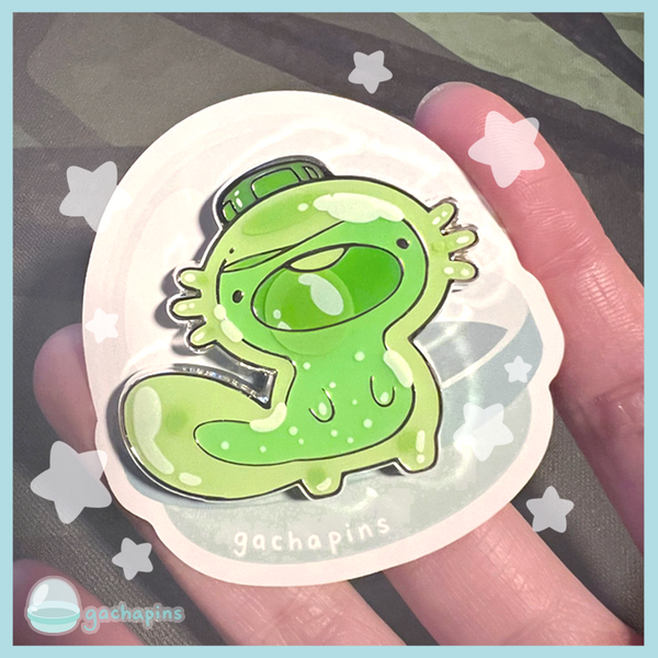 Ramune Axolotl Pin