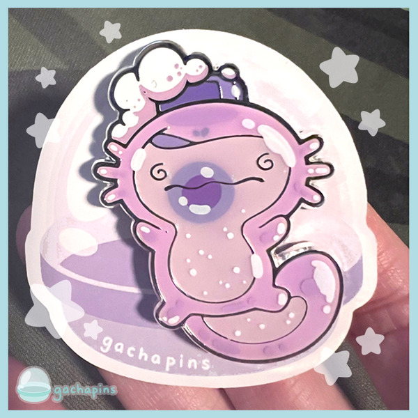 Ramune Axolotl Pin