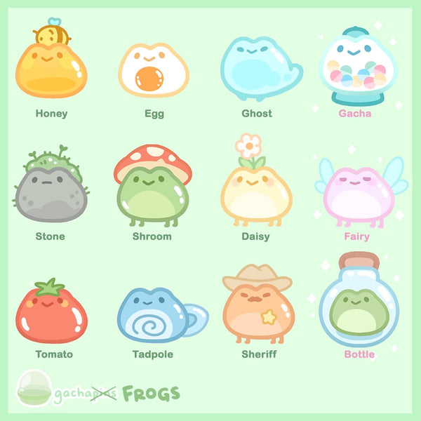 GachaFrog Vol1 Blind Bag Pins