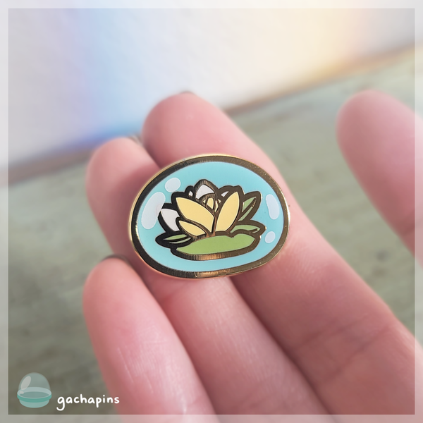 River Lily Bubble Mini Pin - Bubble Deer