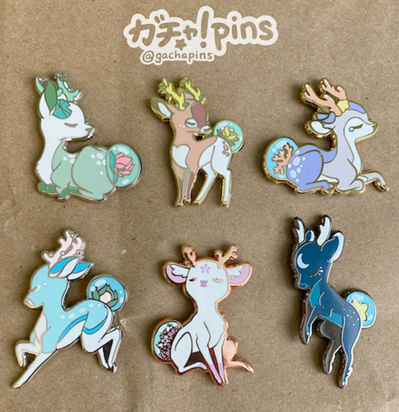 (Small) River Lily Deer Pin