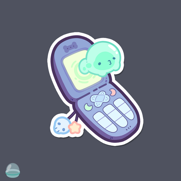 Phantom Phone Acrylic Pin - Ghoul School