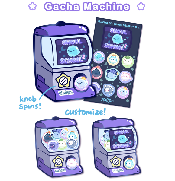 Gacha Machine Pin Kit