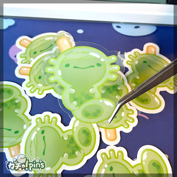 Boba Axolotls Stickers