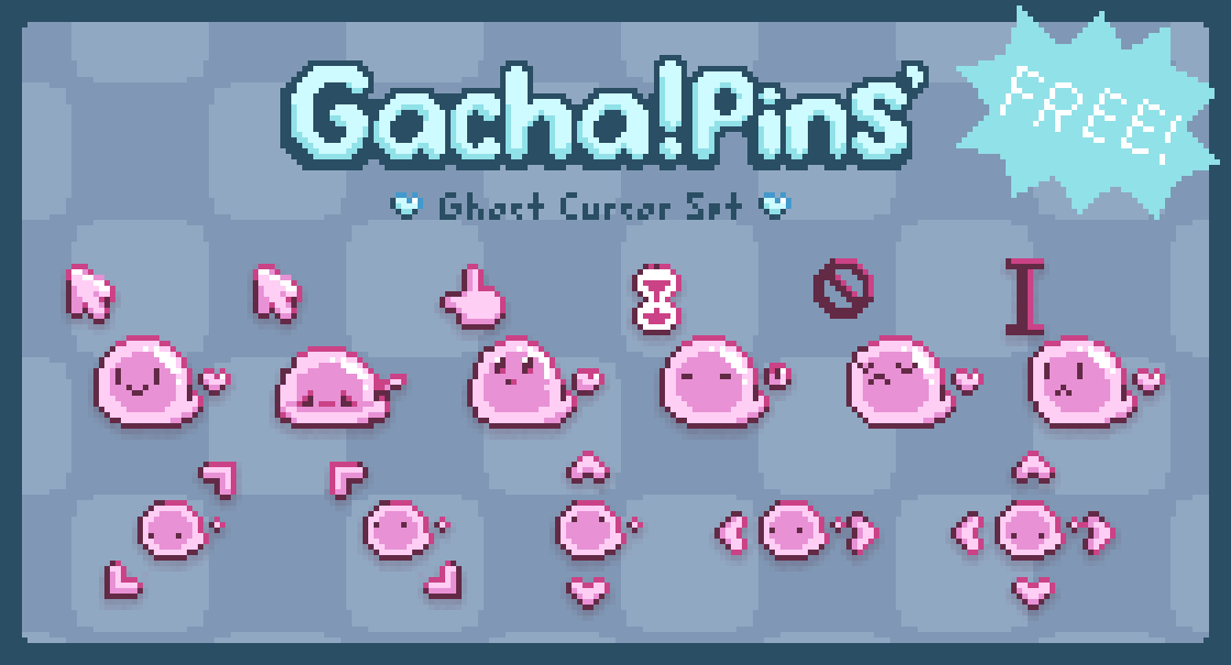 Ghost Cursor - Pink – GachaPins