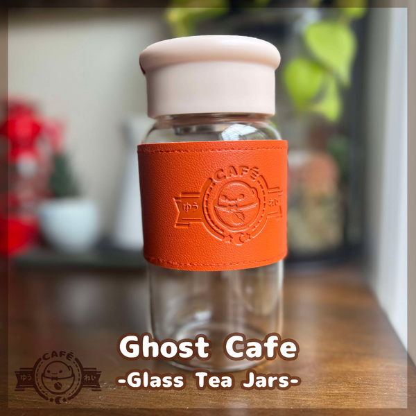 Café Ghost Glass Tea Jar