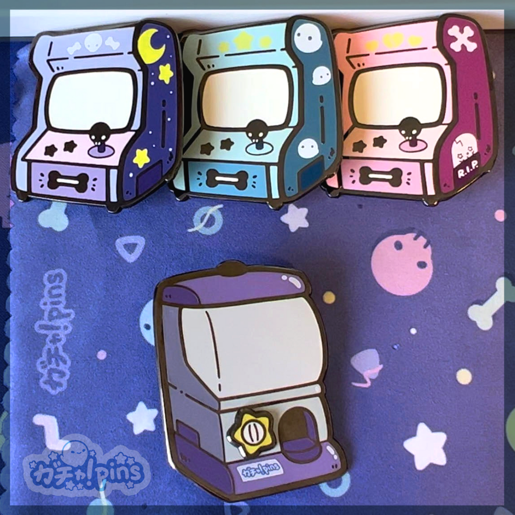 Arcade Map Pin Arcade Machine Pin Kit – GachaPins