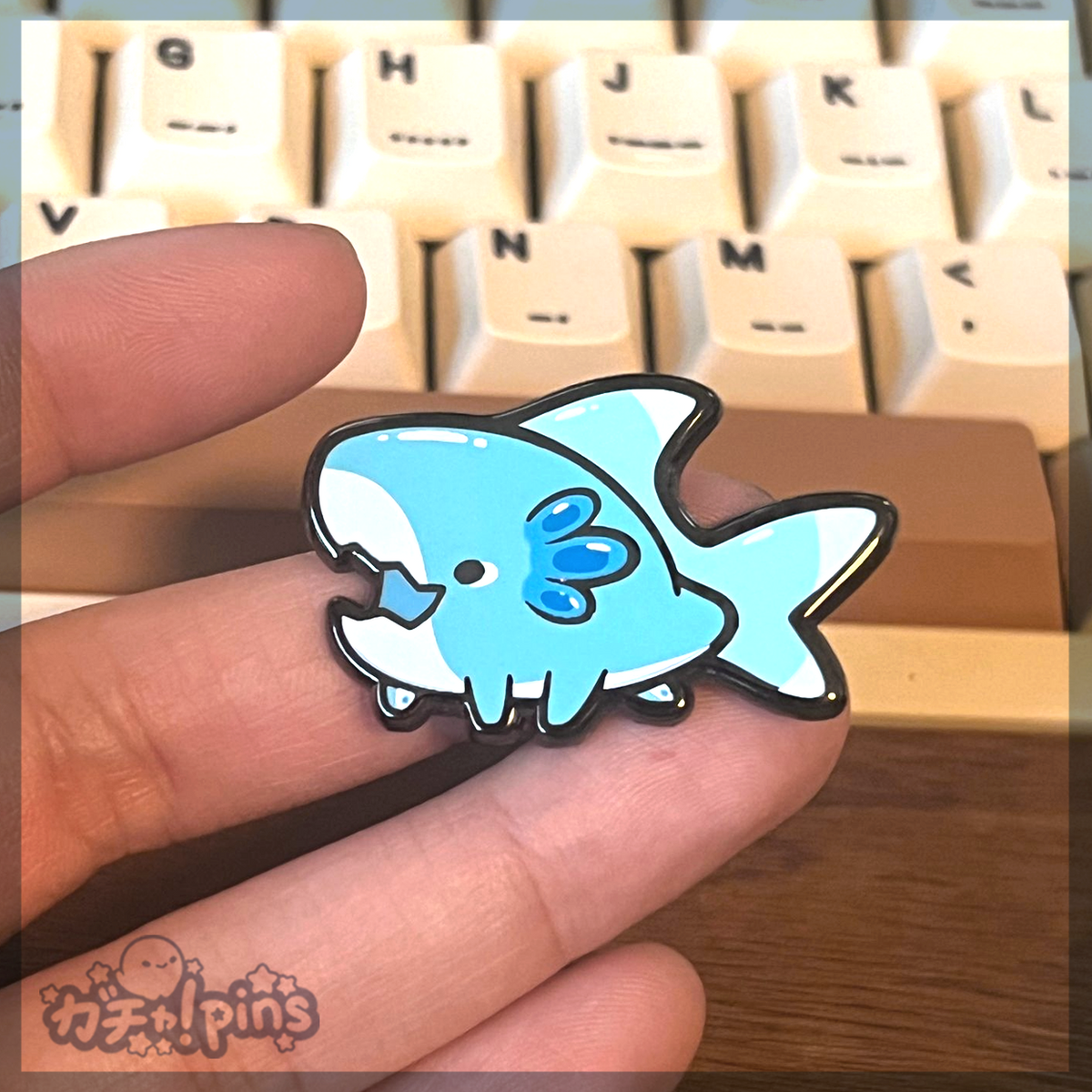 Sharklylotl Pins – GachaPins