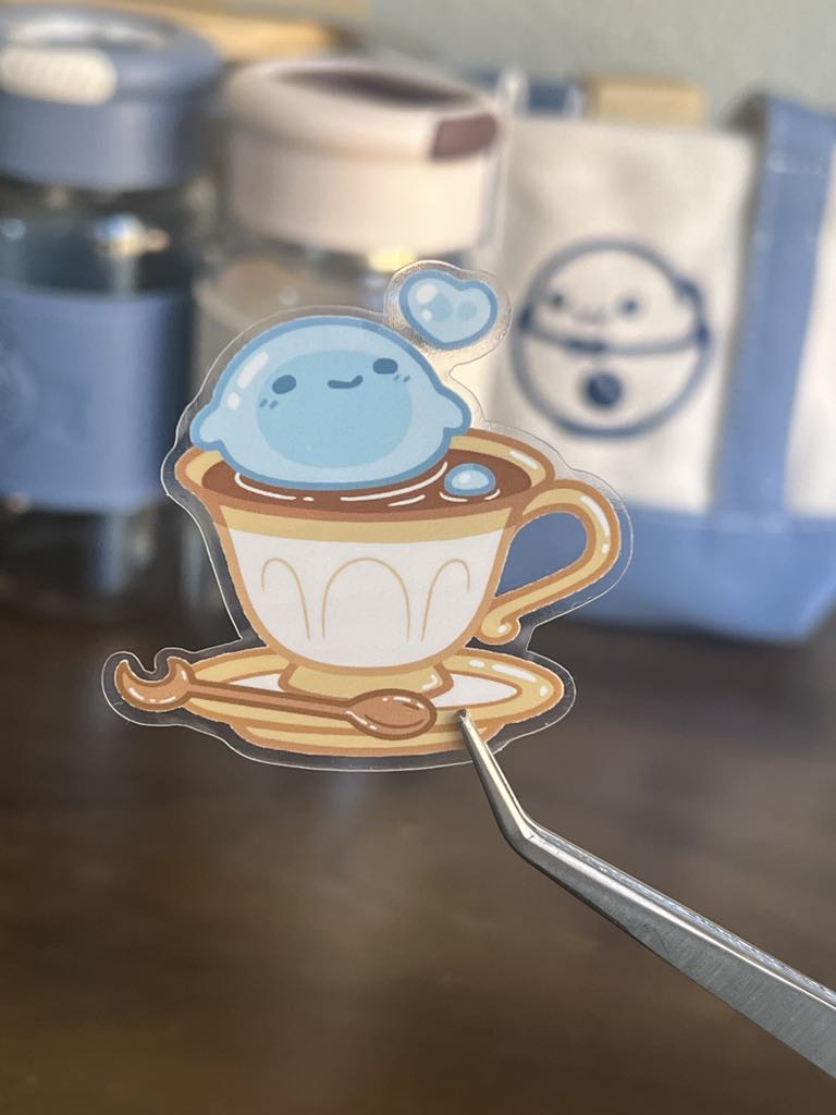 Café Ghost Stickers
