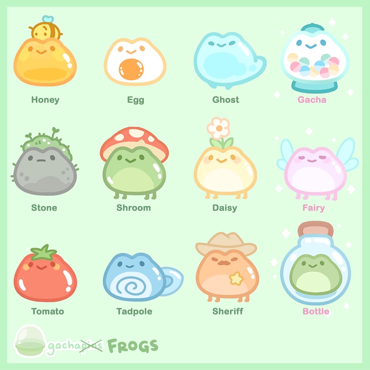 GachaFrog Blind Bag Pins