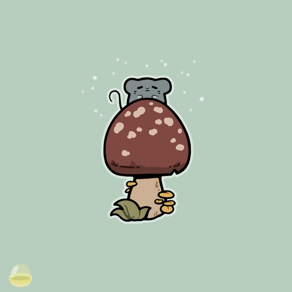 Mouse Toadstool - Mushroom Critters