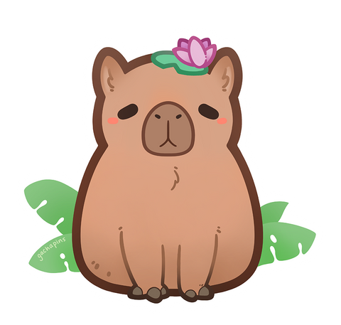 Capybara for the Amazon - Sticker